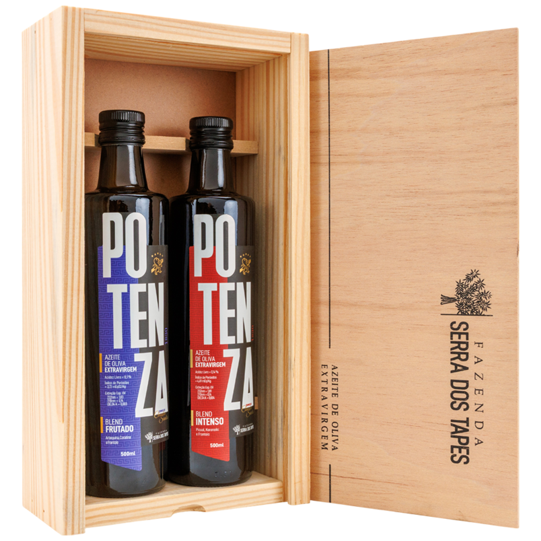 Kit Potenza Frutado & Intenso (Caixa de Pinus)